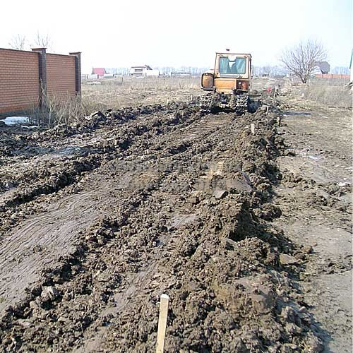 Строительство дороги
