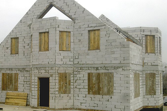 Увеличить Будівництво з газолоку Будівництво з газолоку